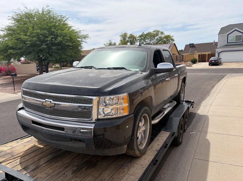 Chevy Silverado truck picked up for cash in Phoenix
